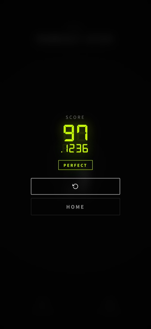 STOP 게임 PERFECT 결과